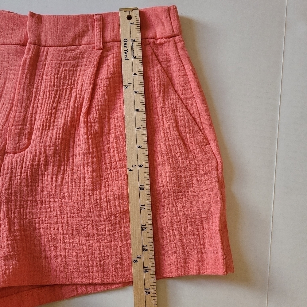 Nine West Cruz Coral High Rise Walking Shorts Sz M - Picture 4 of 7